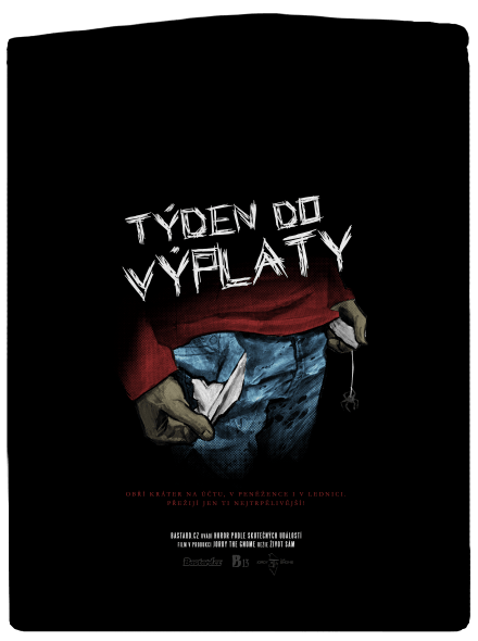 B13: Týden do výplaty dámská mikina na zip Black