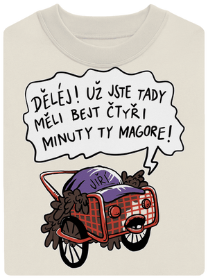 Jiří kára unisex mikina bez kapuce Off White