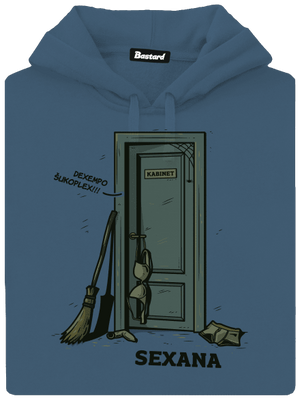 Sexana dámská mikina klokanka Denim