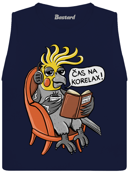 Korelax dámské tílko volné Navy
