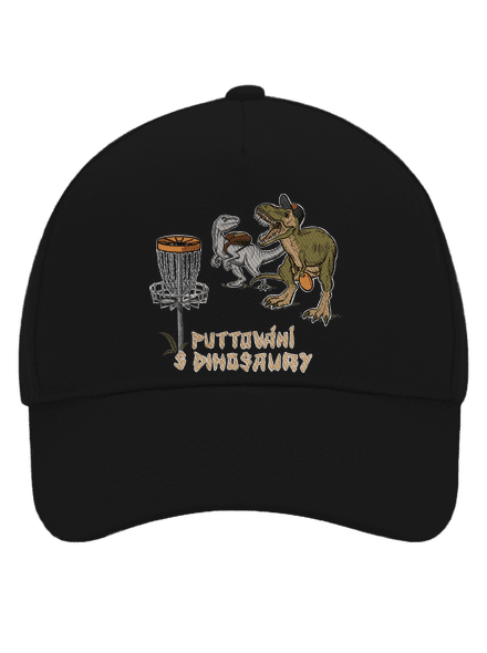 Puttování s dinosaury kšiltovka baseballka Black