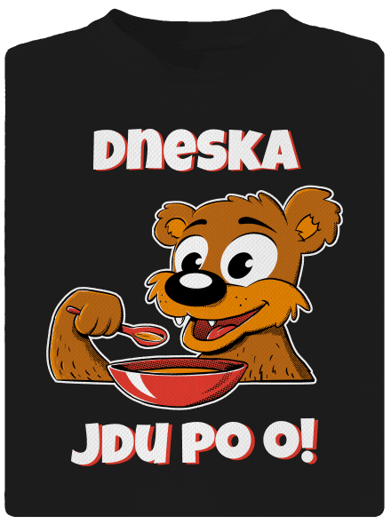 Dneska jdu po o dětské sportovní tričko Black