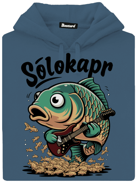 Sólokapr dámská mikina klokanka Denim