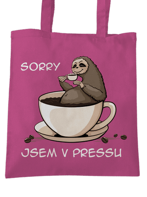 V pressu taška Fuchsia