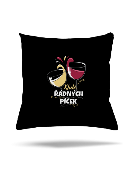 Klub řádných píček polštář Black