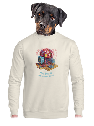 unisex mikina bez kapuce