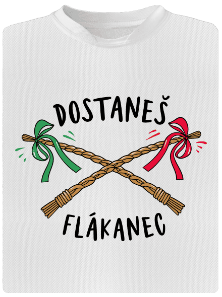 Flákanec pánské sportovní tričko White