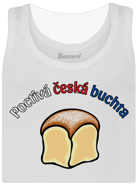 Poctivá buchta a klobása dámské tílko klasické White