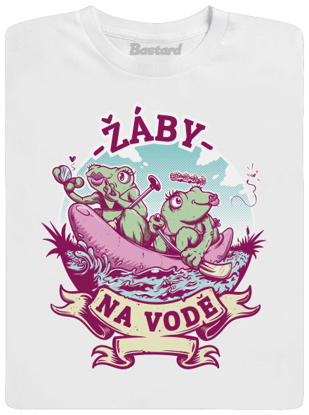 Žáby na vodě pánské tričko White