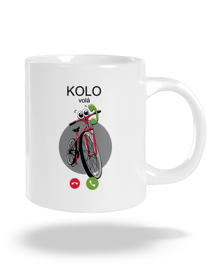 Kolo volá velký hrnek White