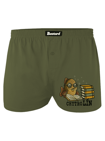 Chytrolín pánské trenky Khaki