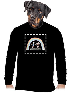 Dětské kresby - nahraj vlastní pánské dlouhý rukáv Black