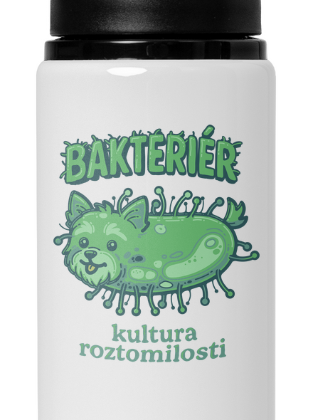 Bakteriér lahev na vodu White
