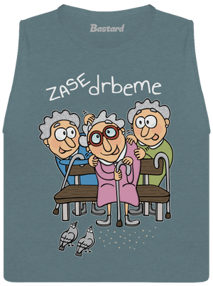 Zase drbeme dámské tílko volné Heather Deep Teal