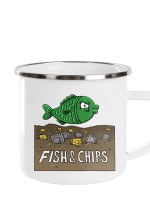 Fish and IT chips plecháček White