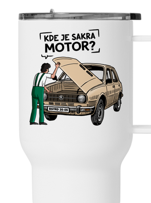Kde je motor? termohrnek White
