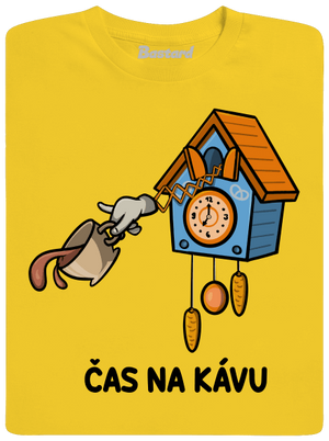 Čas na kávu pánské tričko Gold