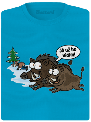 Já už ho vidím dámské sportovní tričko Blue Atol