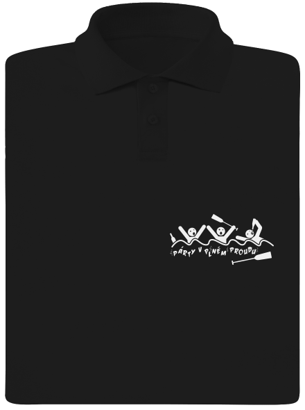 Party v plném proudu pánská polokošile Black