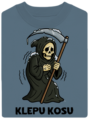 Klepu kosu unisex mikina bez kapuce Nordic Blue