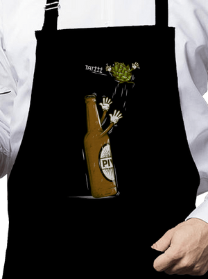 Lahváč a syn zástěra Black