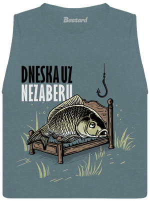 Dneska už nezaberu dámské tílko volné Heather Deep Teal