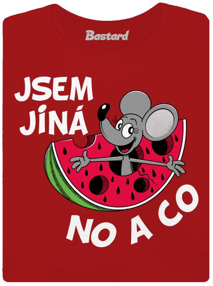 Jsem jiná dámské tričko Red Mal
