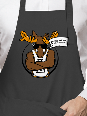 Stírací drsňák zástěra Dark Grey