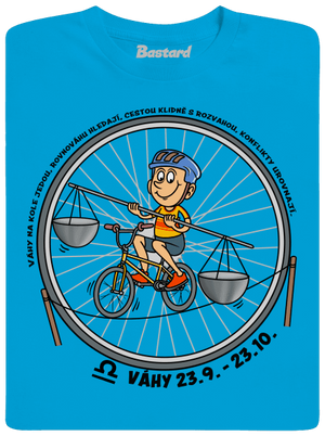 Cyklistický horoskop: Váhy dětské tričko Atoll