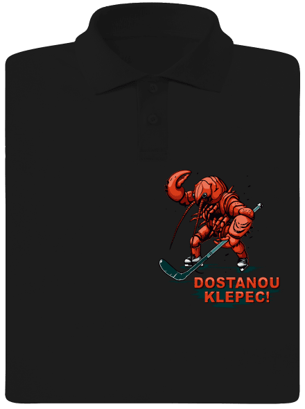 Dostanou klepec pánská polokošile Black