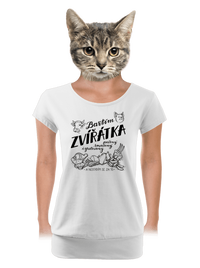 dámské tričko s lemem