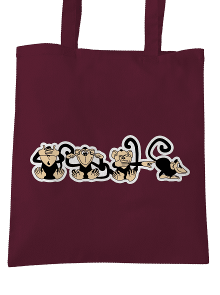 Opice taška Burgundy