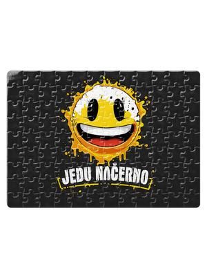Jedu načerno puzzle White