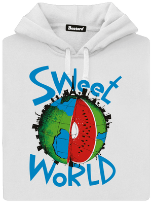 Sweet World dámská mikina klokanka White