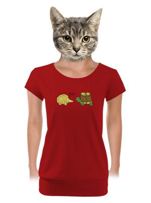 dámské tričko s lemem