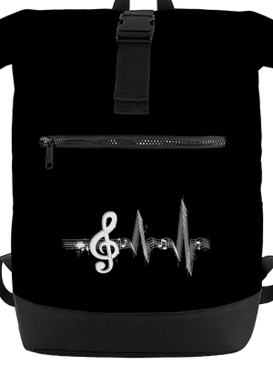 Žiju muzikou batoh Black