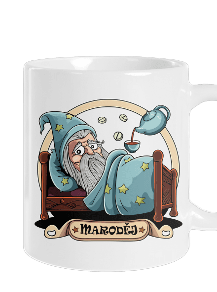 Maroděj klasický hrnek White