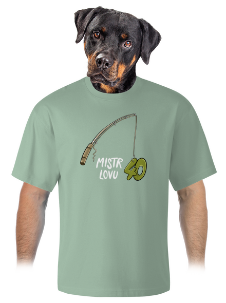Narozeninový mistr lovu unisex tričko oversized Sage