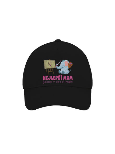 Nejlepší mom kšiltovka baseballka Black