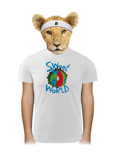Sweet World dětské sportovní tričko White