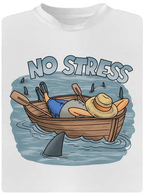 No stress dětské sportovní tričko White