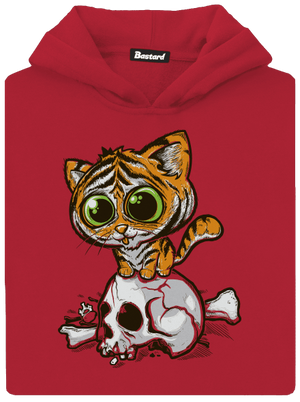 Tygřík dětská mikina klokanka Fire Red