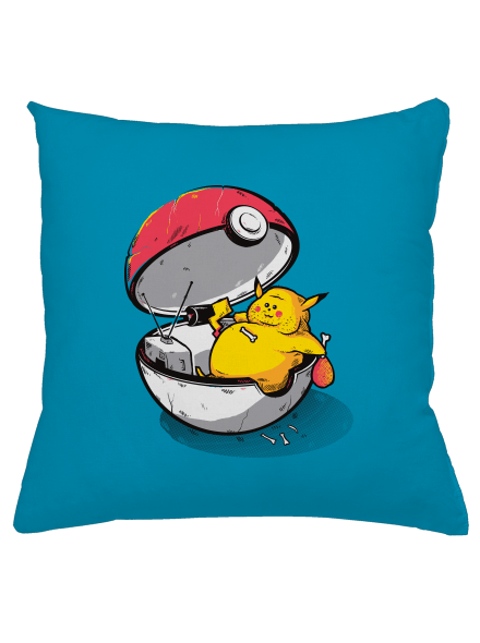 Konec pokémona polštář Blue Turquoise