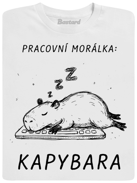 Pracovní morálka dětské tričko White