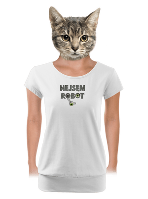 dámské tričko s lemem