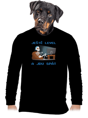 Ještě level pánské dlouhý rukáv Black