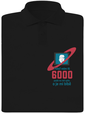 IQ 6000 pánská polokošile Black