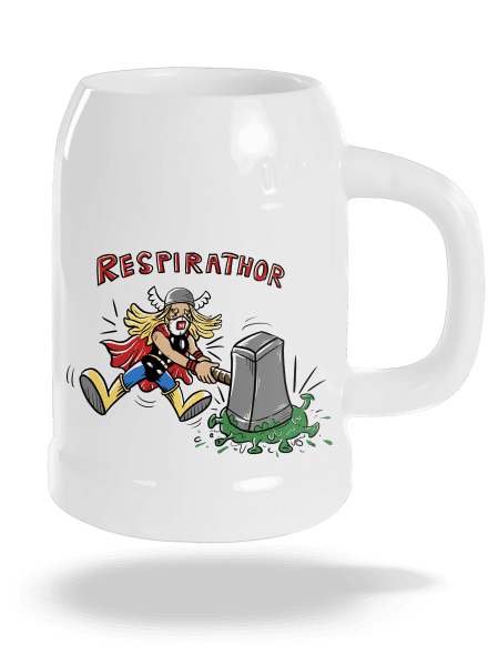 Respirathor půllitr White