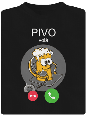 Pivo volá dětské sportovní tričko Black