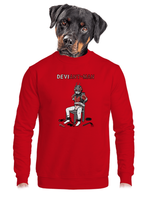 unisex mikina bez kapuce